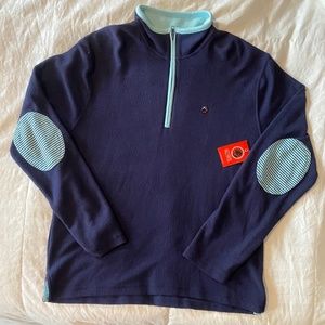 New Southern Proper Quarter Zip Pullover Sweatshirt Women's S Lightweight